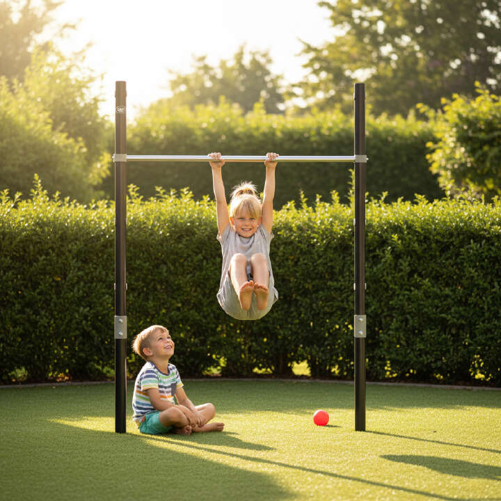 EXIT TOYS Höhenverstellbare Edelstahl Reckstange Ivy